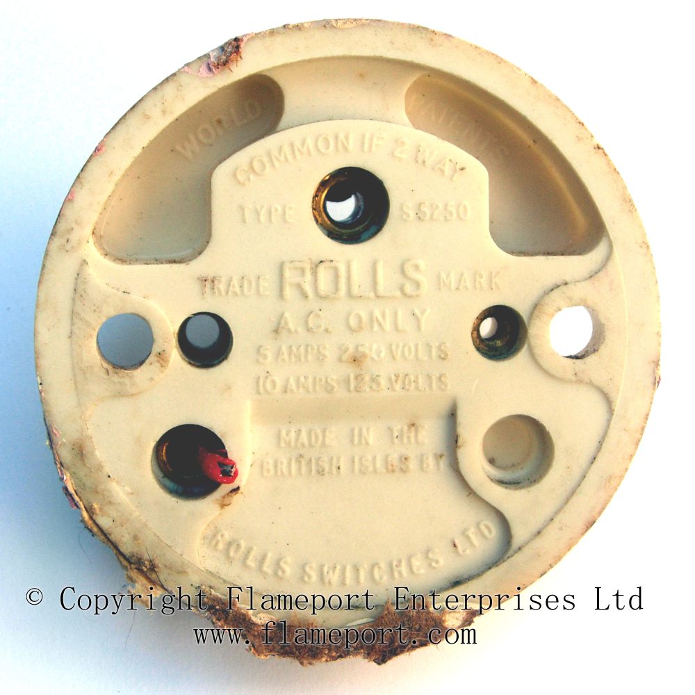 ROLLS plastic light switch