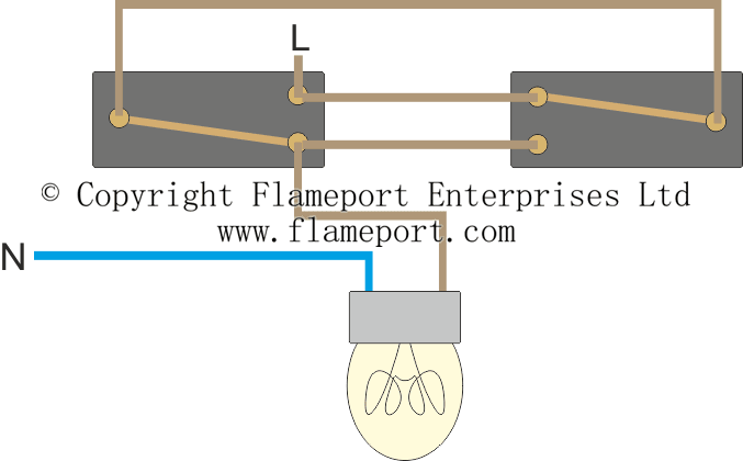 Lighting Circuit Diagrams For 1 2 And 3, Intermediate Switch Wiring Diagram Nz
