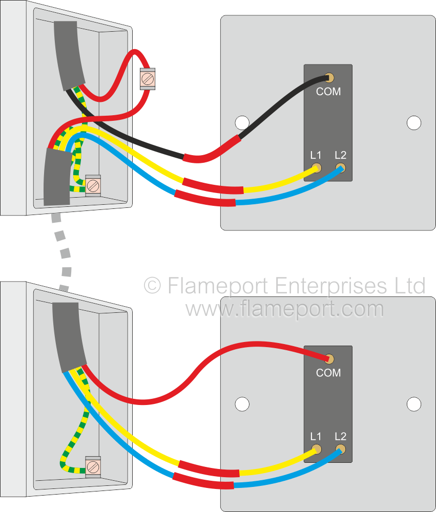 Two Way 2 Way Light Switch Wiring Diagram from www.flameport.com