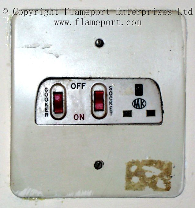 MK cooker switch and socket