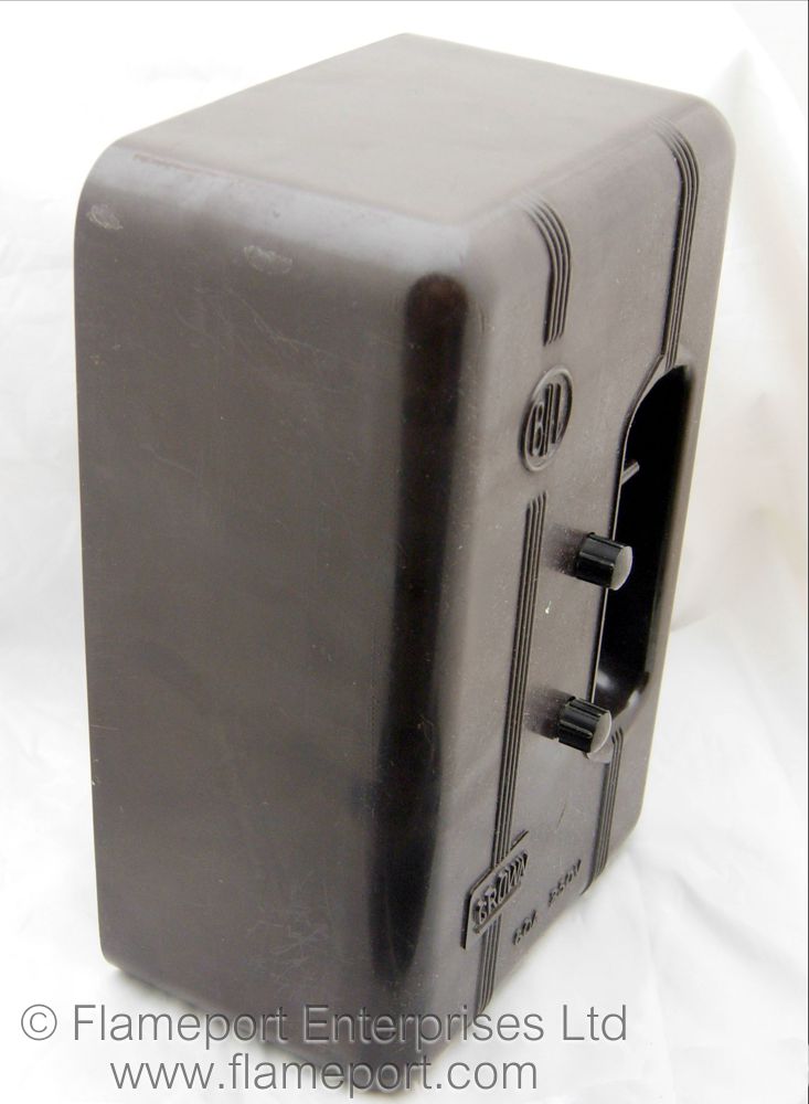 Bill Crown 4 Way Brown Plastic Fuse Box