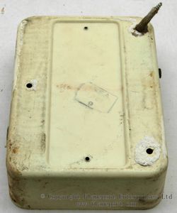 Old GEC 3-way metal fusebox, rear base