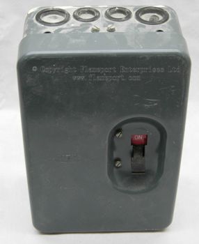 MEM 4 way enclosed grey metal fuse box wylex 4 way fuse box 