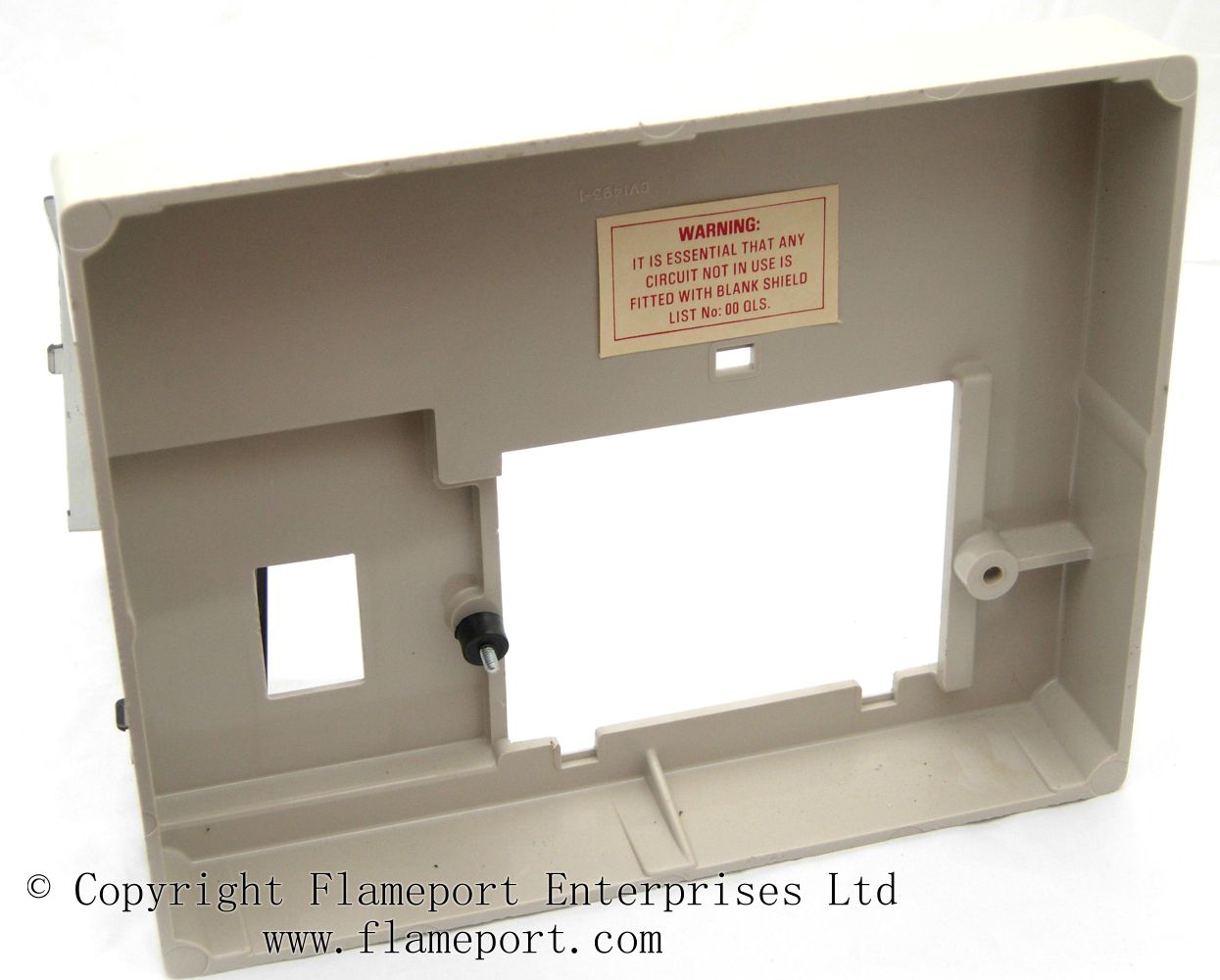 Memera 3 Four Way Plastic Rewireable Fusebox Front Moulded Plastic Memera 3 Fusebox Cover
