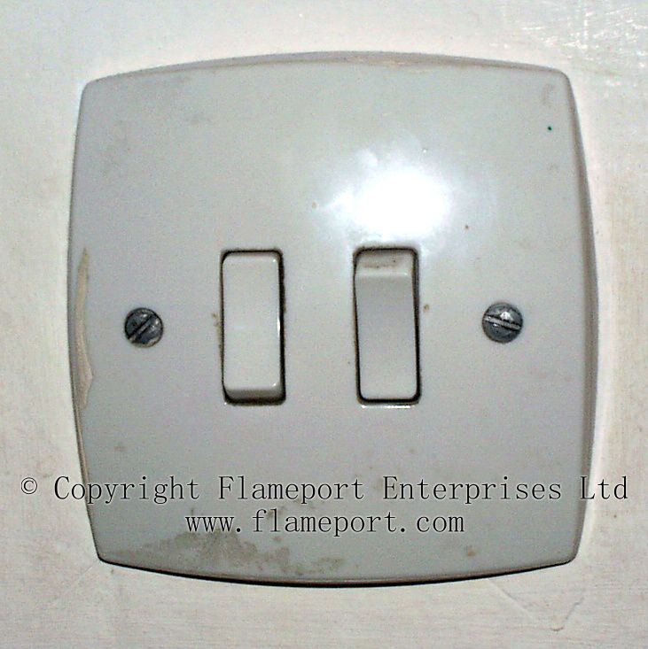 MEM single and double light switches
