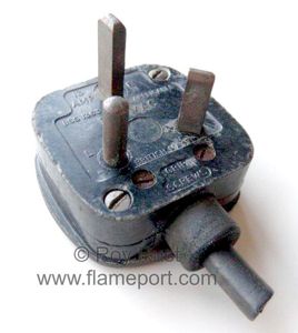 Britmac plug with 45 degree pin and round pin